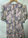 ASTR The Label Women's Jannika Dress Floral Cocktail Evening Short Sleeve Small