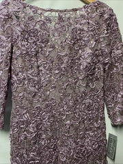 Alex Evenings Women Dress Floral Lace Sequin Occasion Party Cocktail 6P Wisteria