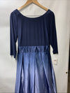 SL Fashion Women's Plus Size Satin Party Cocktail Dress with Pockets Size 14W
