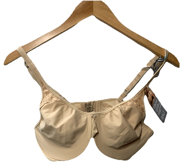 Bali DF3385 Passion for Comfort Seamless Minimizer Underwire Bra Size 36C Beige