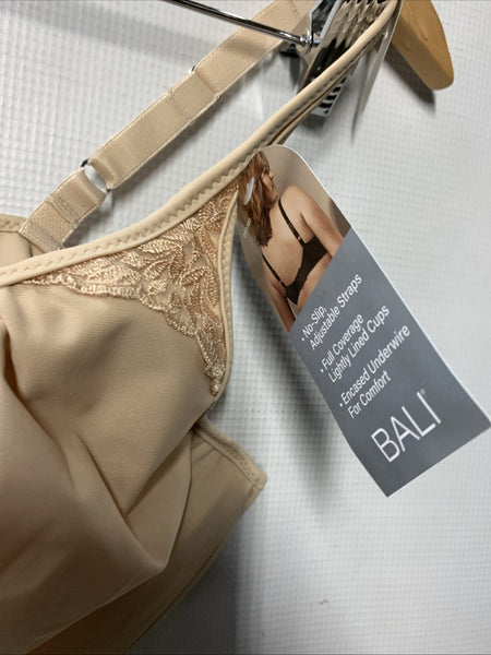 Bali DF3385 Passion for Comfort Seamless Minimizer Underwire Bra Size 36C Beige