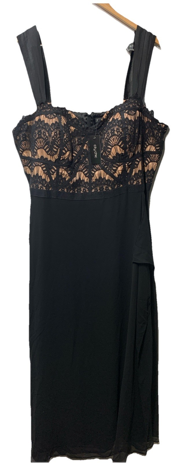 City Chic Women Plus Size XL/22 Maxi Sweet Evie Antique Formal Cocktail Evening