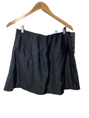 Miraclesuit Women's Fit and Flair Swim Skirt Tummy Control Bathing Size 10 Black