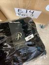 Adrianna Papell Womens Short Sleeve All Over Sequin Gown Scoop Back Black Size 8