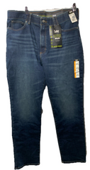 Lee Men's Extreme Motion MVP Relaxed Fit Straight Jean Long Pants Size 38x32