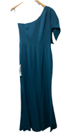 Dress the Population Women's Georgina One Shoulder Bow Trumpet Gown Size Large