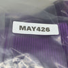 MAGE MALE Mens Suits Velvet Tuxedo Suit Set Slim Fit 2 Piece Size 2XL Purple