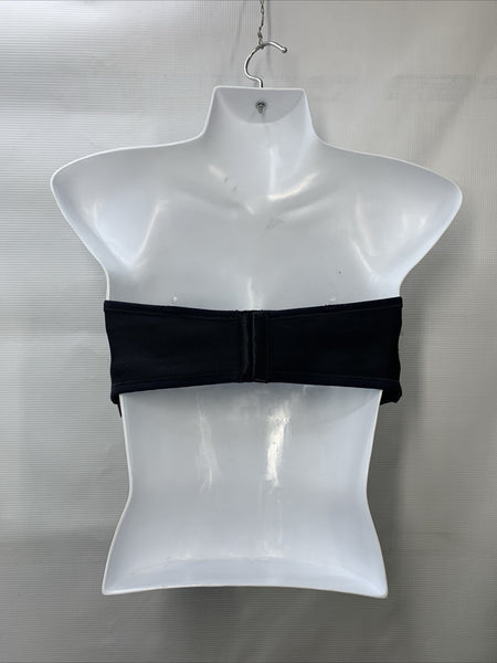 Vanity Fair 74380-0500 Beauty Back Full Figure Strapless Bra 38B Black Opaque