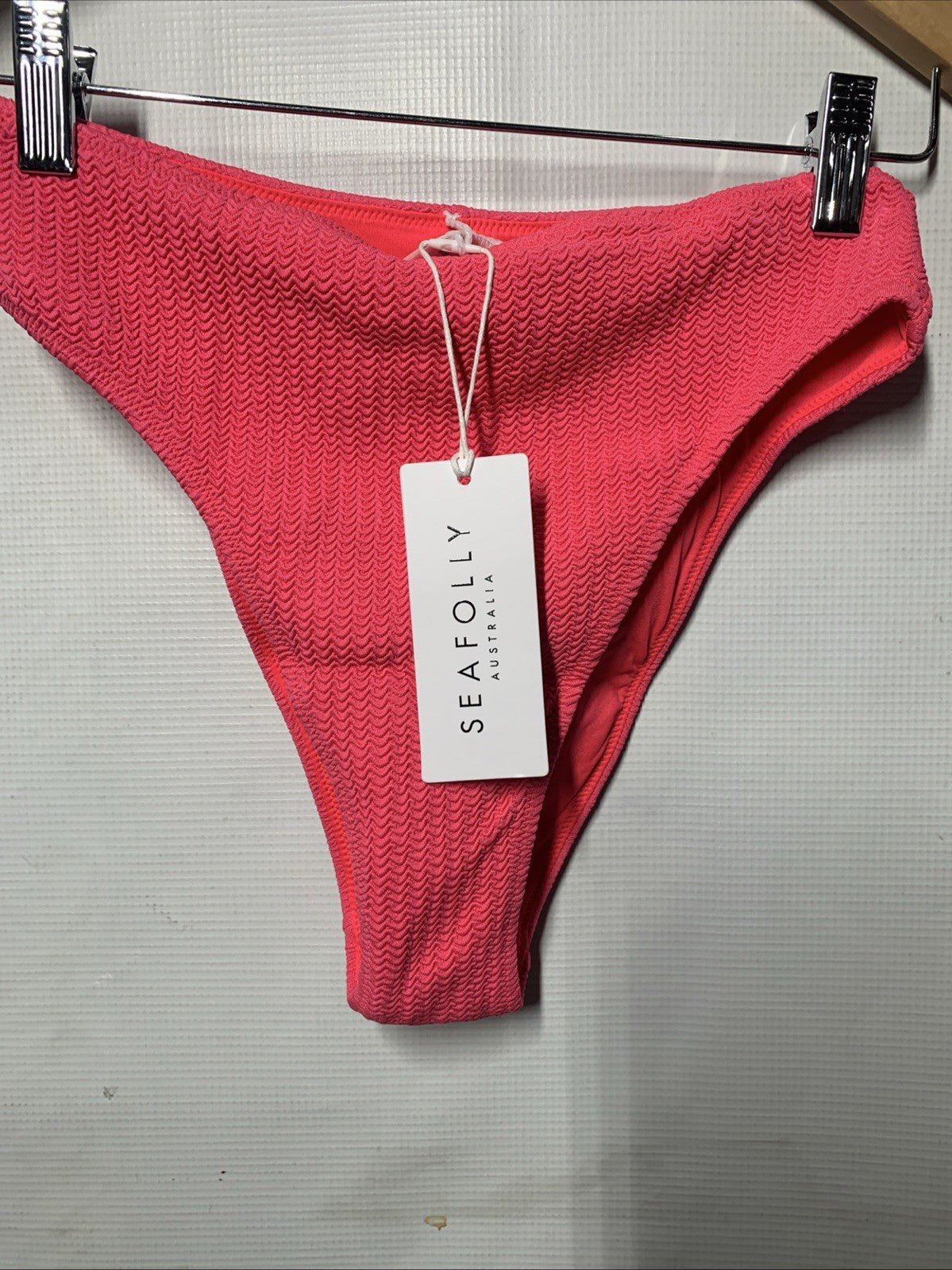 Seafolly Women’s Snapdragon High-Rise Panty Bikini Bottom Underwear Beach Size 8