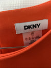 DKNY Women Trim Fit & Flare Dress Short Sleeve Casual with Button Sleeve Size 12