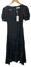 Petal and Pup Women's Franklin Dress Black Short Sleeve Sheer Dress Evening 4