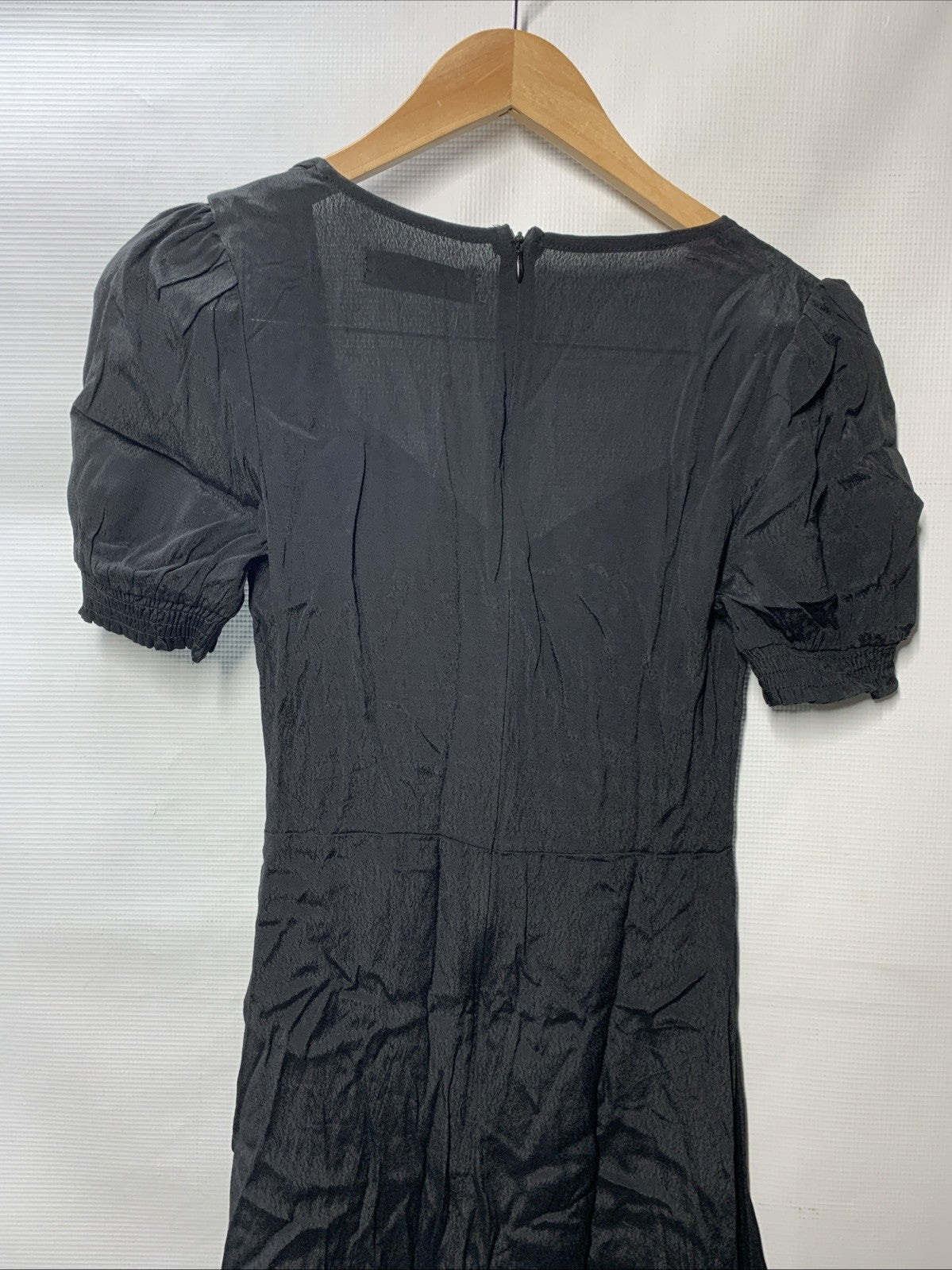 Petal and Pup Women's Franklin Dress Black Short Sleeve Sheer Dress Evening 4