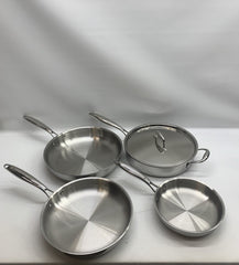 Umite Chef Stainless Steel Cookware Set, 5 Ply 14 Piece Stainless Steel Pot