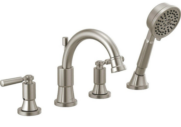 Peerless PTT4523-BN Westchester Roman Tub Trim Kit w/Hand Shower Brushed Nickel