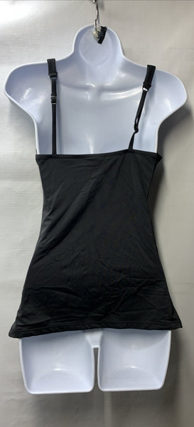 Amazon Essentials Tankini Swim Top Swimsuit Swimwear Costume Size S Black UPF50+