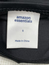 Amazon Essentials Tankini Swim Top Swimsuit Swimwear Costume Size S Black UPF50+