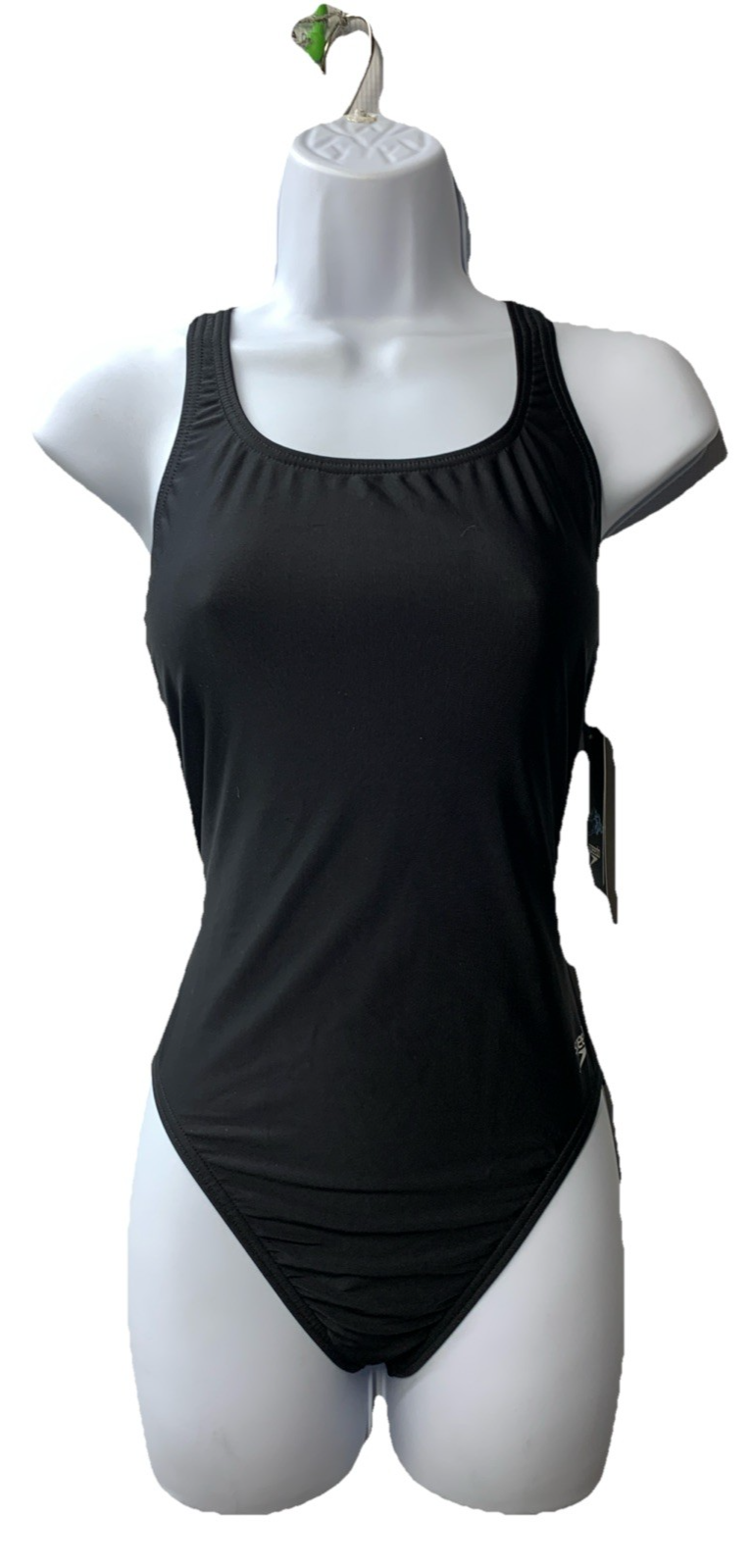Speedo Women's Team Black One Piece Swimwear 10/36 Competition New Tags
