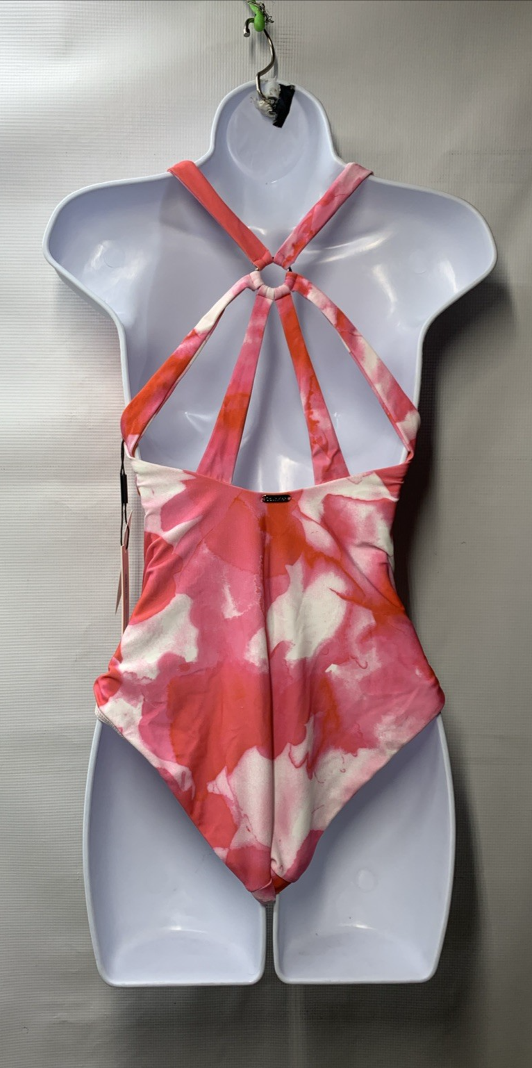Calvin Klein Women's Standard V-Neckline One Piece Swimsuit CG2MF535 Size 6