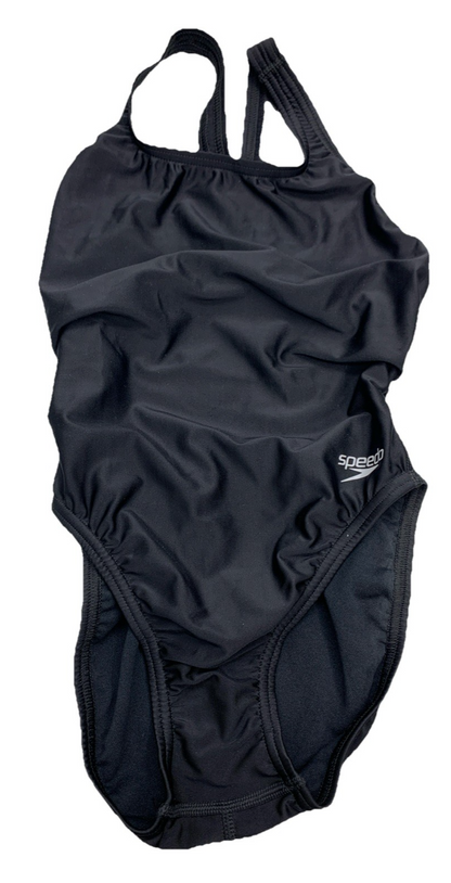Speedo Women's ProLT Super Pro One Piece Swimsuit Solid Black Size 28 Swimwear