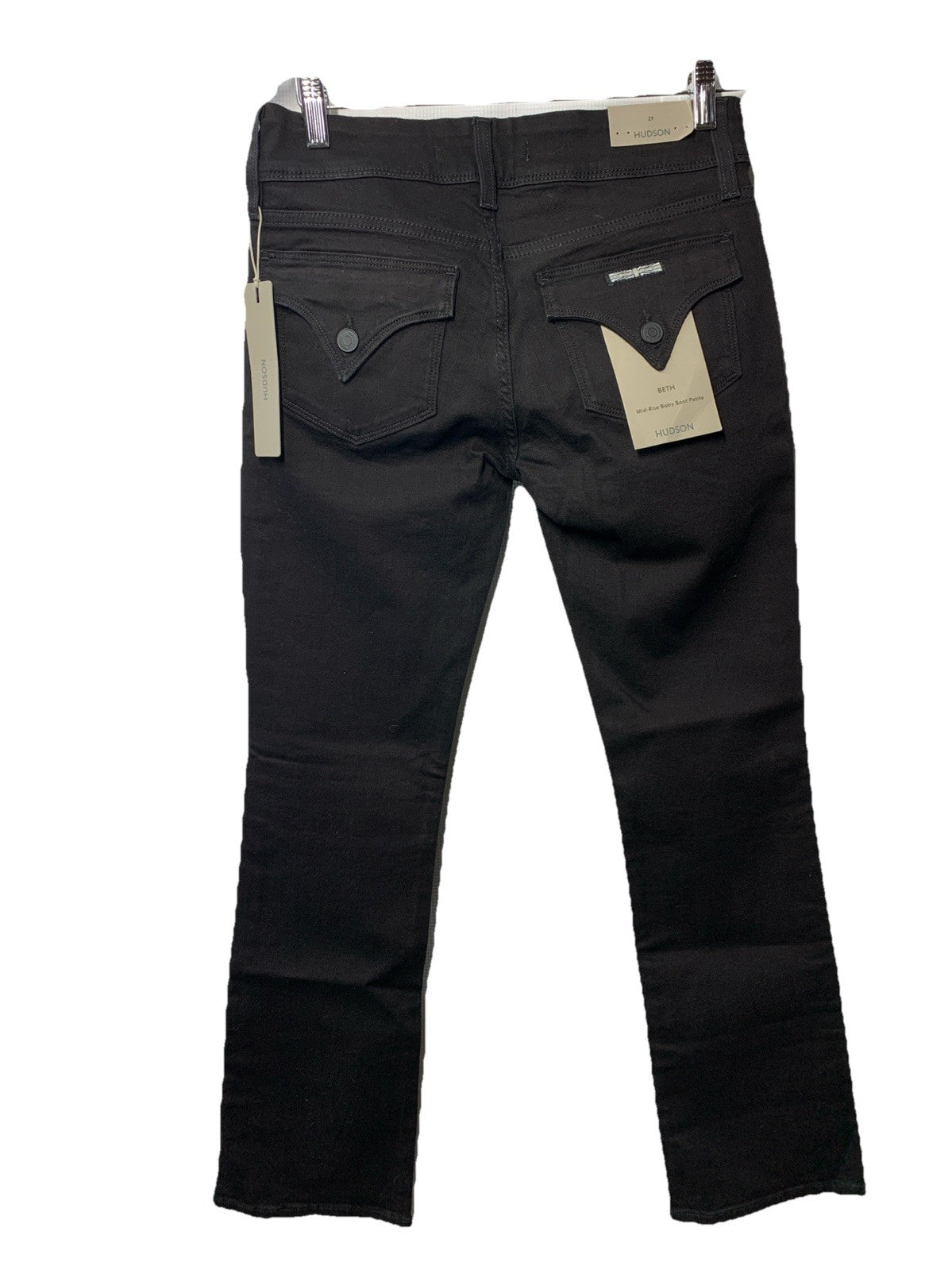 Hudson Jeans Women's Beth Mid-Rise Baby Boot Petite Jean Long Pants Size 27