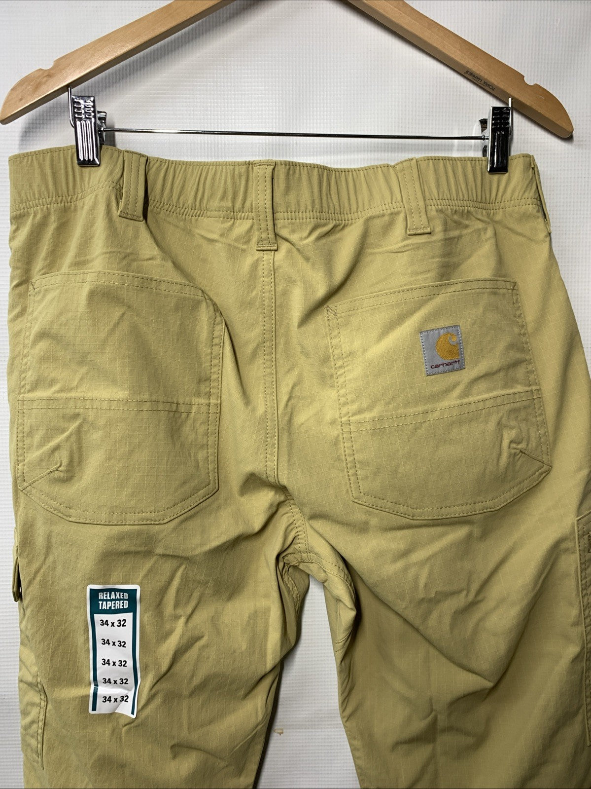 Carhartt Men Relaxed Tapered Force Ripstop Cargo Long Pant 107329-A58 Size 34x32