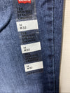 Levi's Women Premium 724 High Rise Straight Crop Jeans Long Pants w/Pockets 14