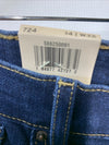 Levi's Women Premium 724 High Rise Straight Crop Jeans Long Pants w/Pockets 14