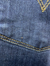 Levi's Women Premium 724 High Rise Straight Crop Jeans Long Pants w/Pockets 14