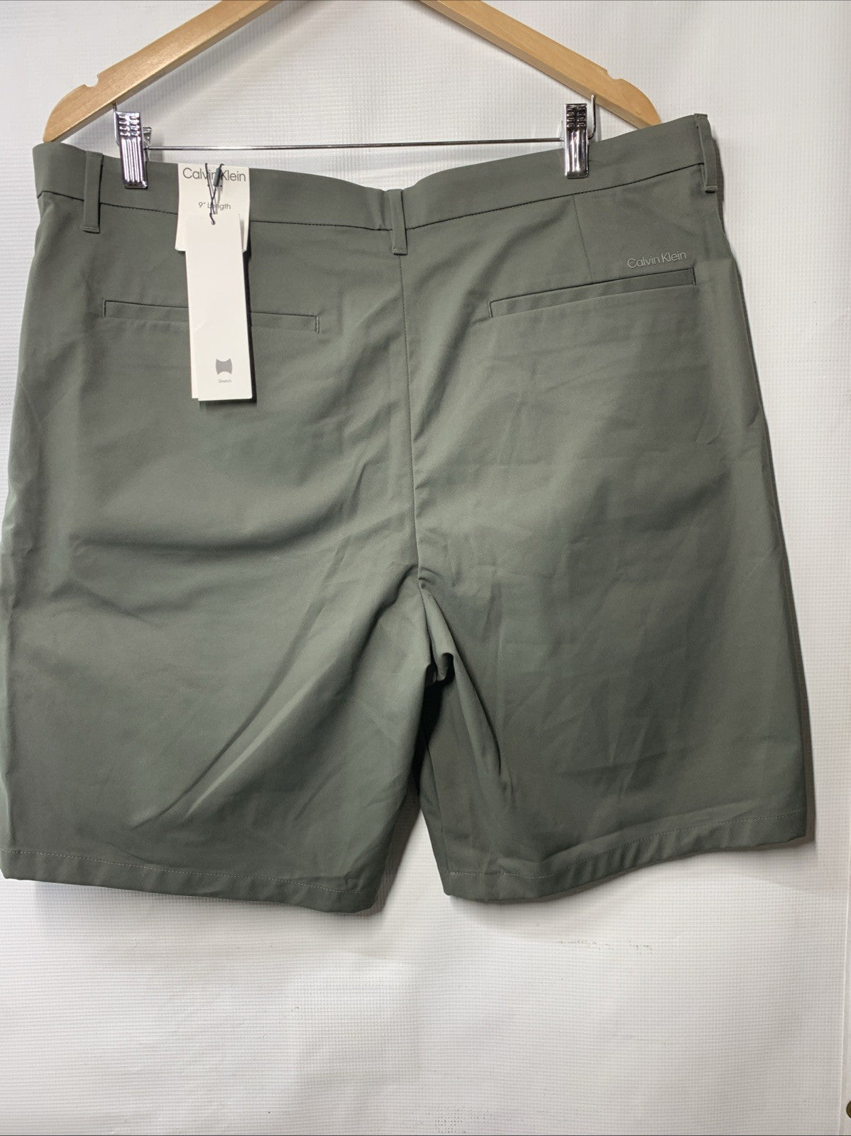 Calvin Klein Shorts Mens Golf Infinite Flex Chinos Performance w/Pocket Size 38W