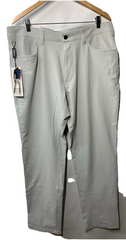 Haggar Sport Mens Performance 5-Pocket Stretch Straight Fit Tech Pant Size 38x32