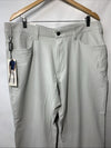 Haggar Sport Mens Performance 5-Pocket Stretch Straight Fit Tech Pant Size 38x32