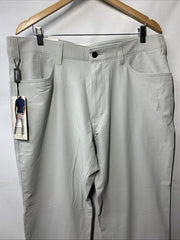 Haggar Sport Mens Performance 5-Pocket Stretch Straight Fit Tech Pant Size 38x32
