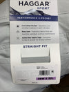 Haggar Sport Mens Performance 5-Pocket Stretch Straight Fit Tech Pant Size 38x32