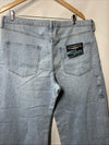 Silver Jeans Co. Women's Be Easy Straight Leg Drawstring Jeans Long Pants 34/30