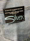 Silver Jeans Co. Women's Be Easy Straight Leg Drawstring Jeans Long Pants 34/30