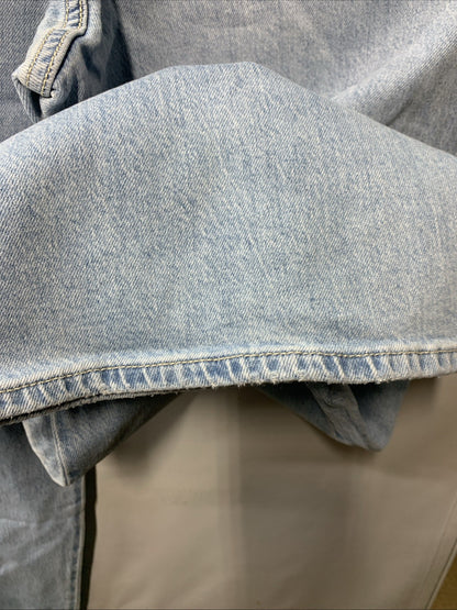 Silver Jeans Co. Women's Be Easy Straight Leg Drawstring Jeans Long Pants 34/30