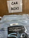 Silver Jeans Co. Women's Be Easy Straight Leg Drawstring Jeans Long Pants 34/30