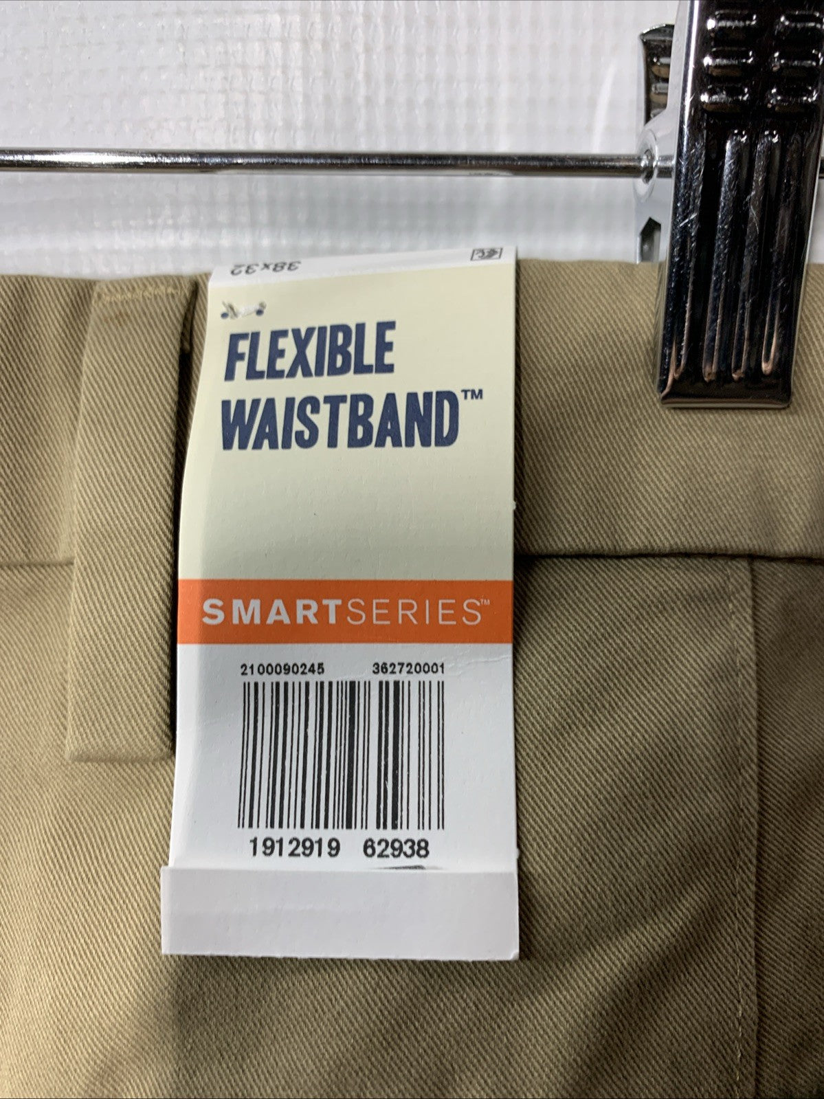 Dockers Men Slim Fit Workday Khaki Smart 360 Flex Long Pants w/Pocket Size 38x32
