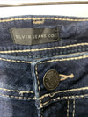 Silver Jeans Co. Women's Suki Capri Curvy Fit Mid Rise Jeans Long Pants 33x22.5