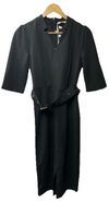 GRACE KARIN Work 3/4 Sleeve V Neck Bodycon Sheath Dress Zipper up Size Small