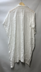 Beyond Control Womens Sheer Swimsuit Coverup Shirt with Butterfly Sleeves Size L