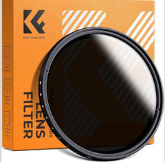 K&F CONCEPT Nano-B Series Lens Filter Variable ND2-400 49MM for Camera Lens