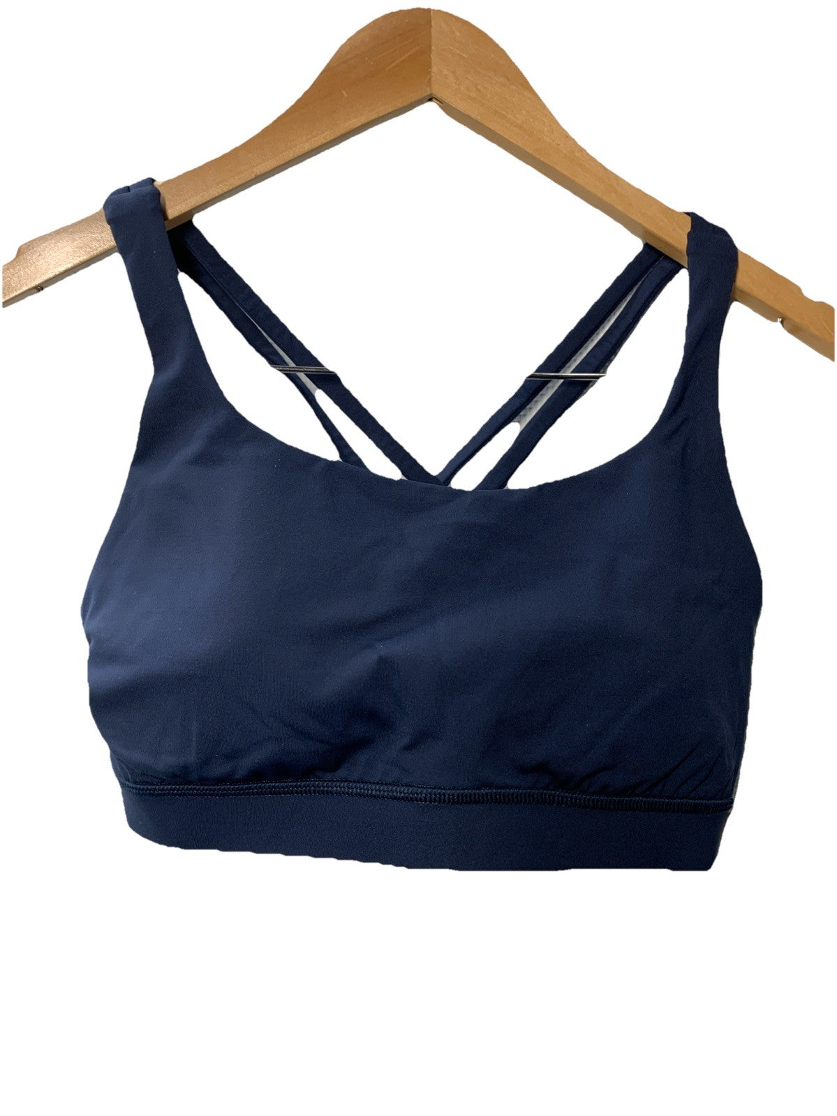 Lululemon LW2EB2S Energy Bra Women's Strappy Yoga Sports Bra Breathable Size 8