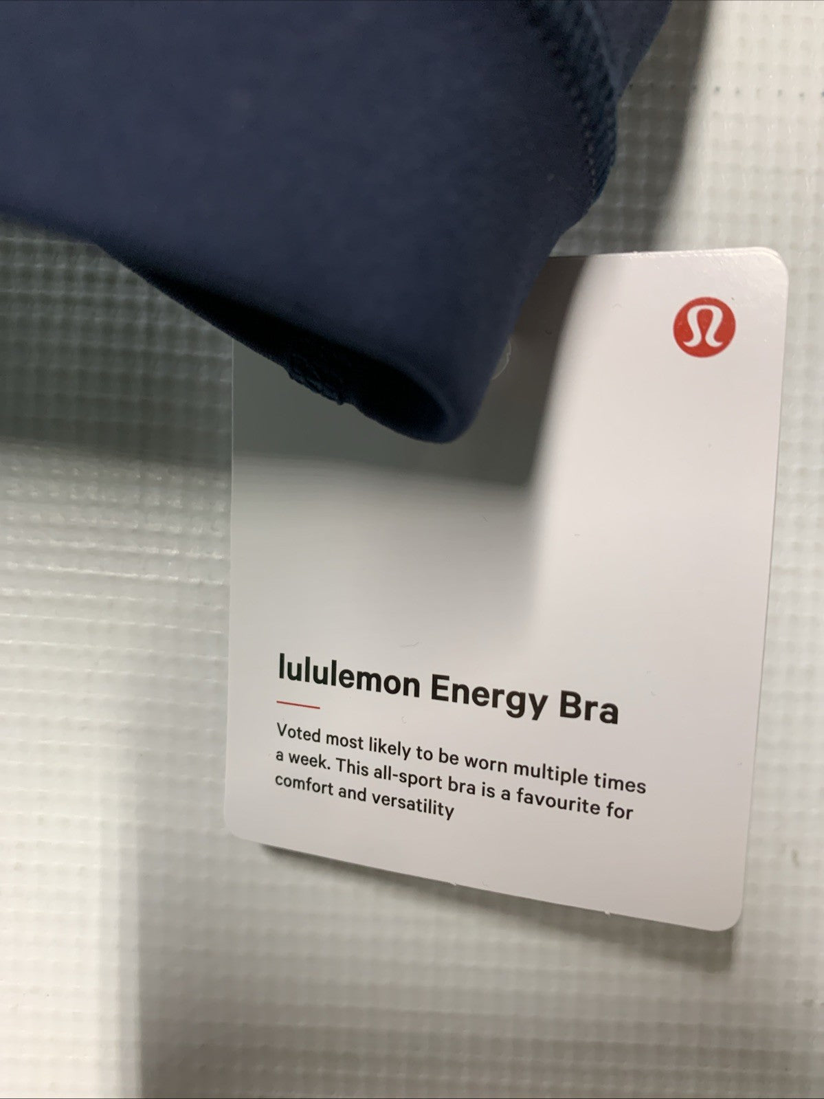 Lululemon LW2EB2S Energy Bra Women's Strappy Yoga Sports Bra Breathable Size 8