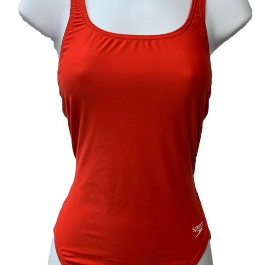 Speedo Women's Swimsuit One Piece Prolt Super Pro Solid Adult Size 10/36 Red