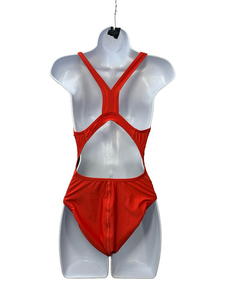 Speedo Women's Swimsuit One Piece Prolt Super Pro Solid Adult Size 10/36 Red