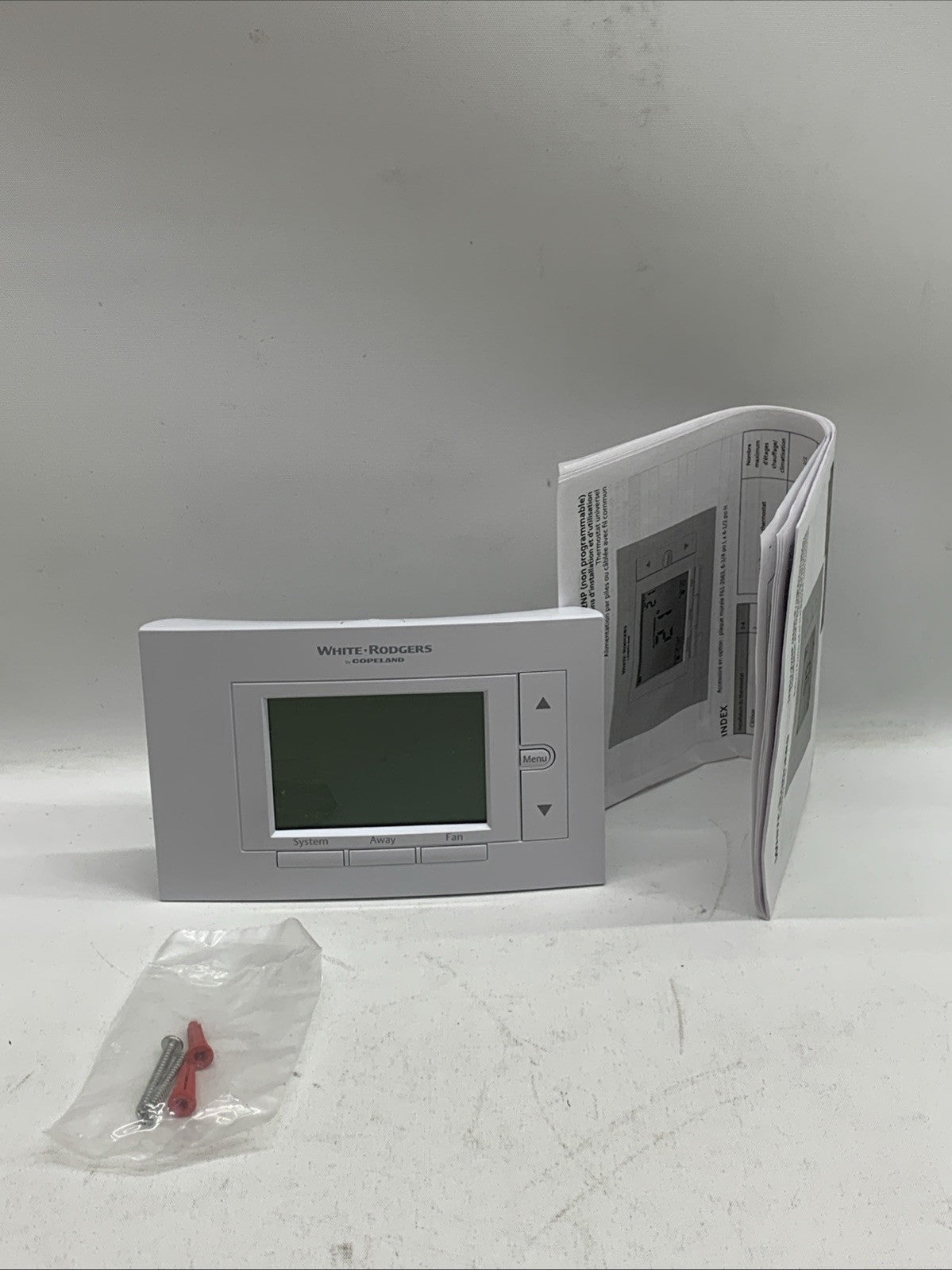 White-Rodgers Emerson 1F85U-22NP Non-Programmable Thermostat 80 Series - White