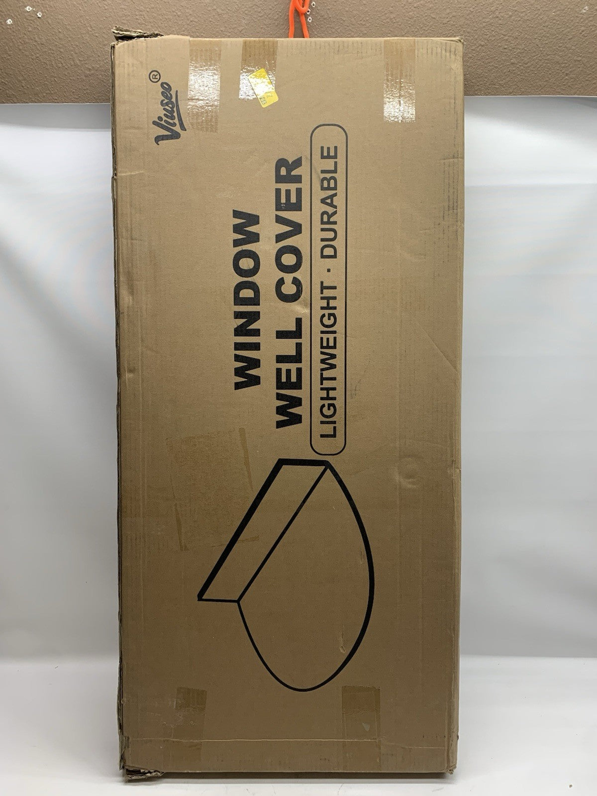 (2) 40x18 Heavy Duty Window Well Covers Plastic Windows Protector Garden Yard