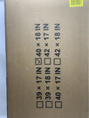 (2) 40x18 Heavy Duty Window Well Covers Plastic Windows Protector Garden Yard