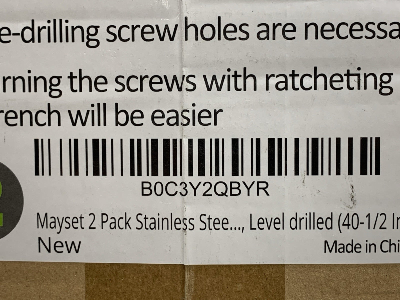 Mayset 42” Stainless Steel Cable Railing Intermediate 40.5' Posts 2 Pack